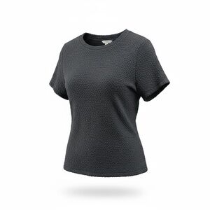 Time and Tru Black Textured Top Size 22 XXXL Plus Size